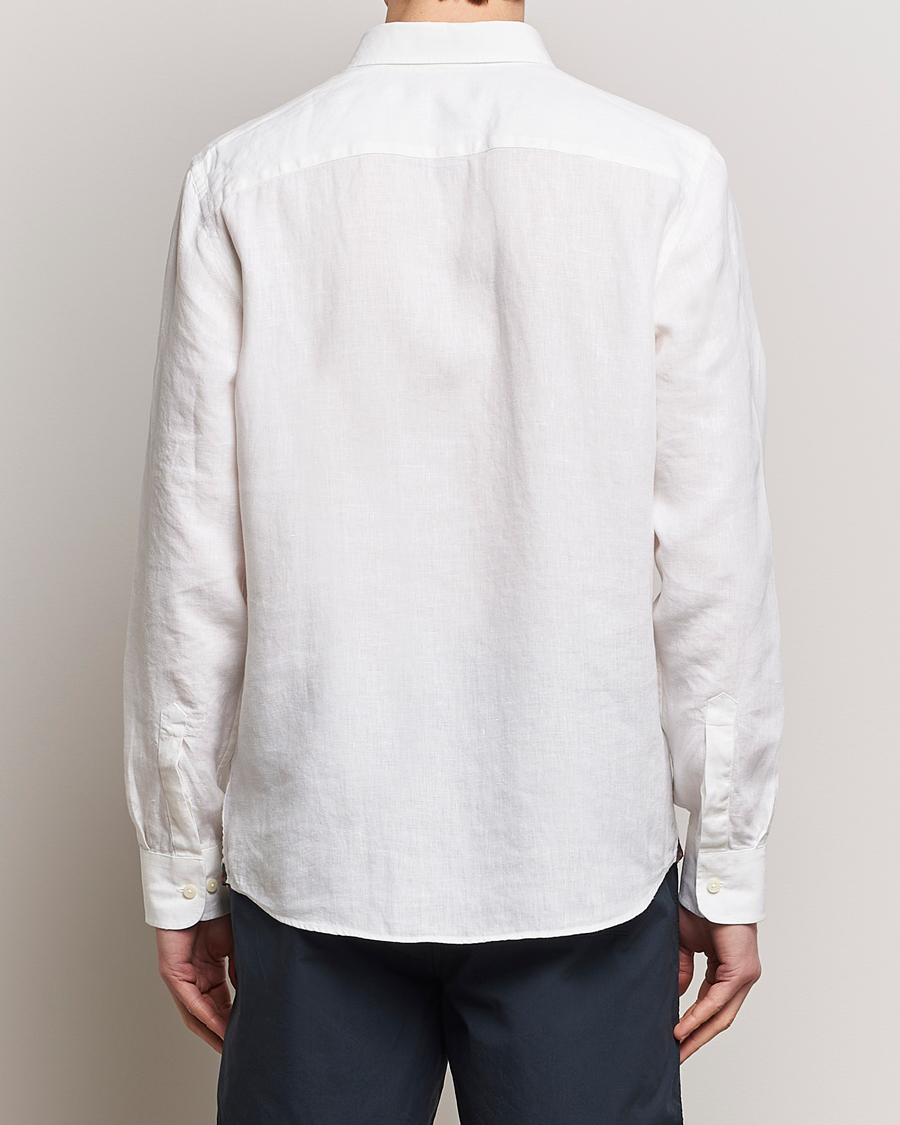 Homme | Chemises | Morris | Douglas Linen Button Down Shirt White