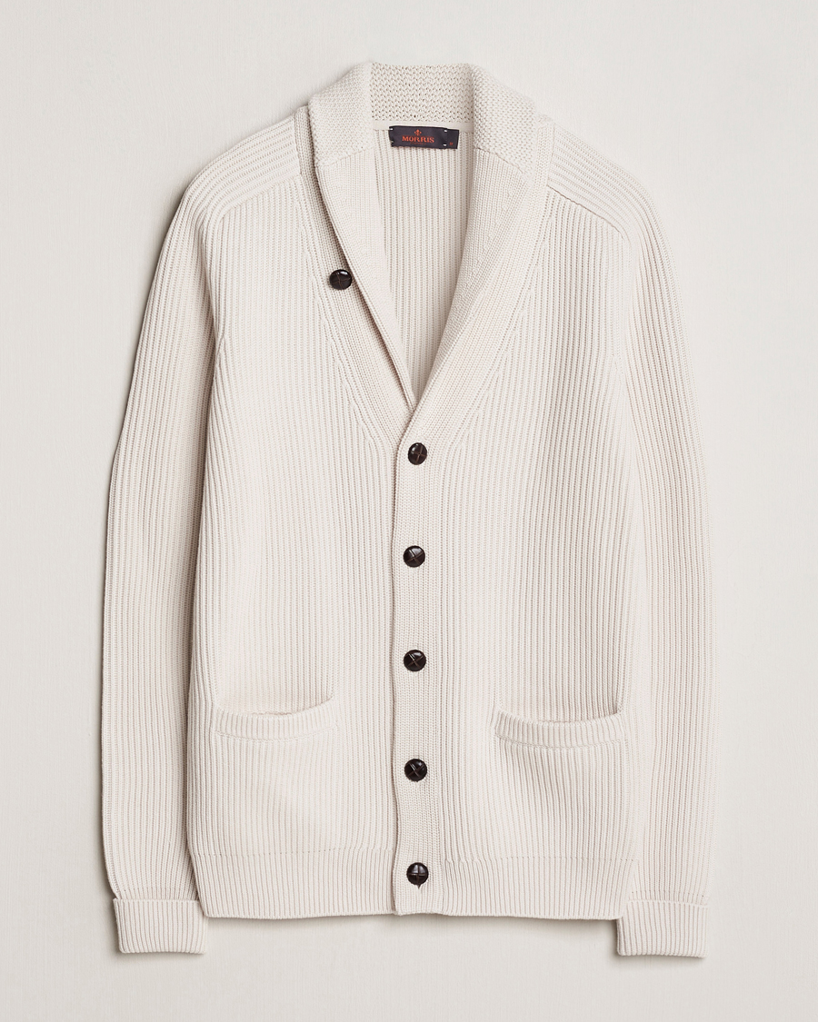 Homme | Pulls Et Tricots | Morris | Brayden Shawl Cardigan White