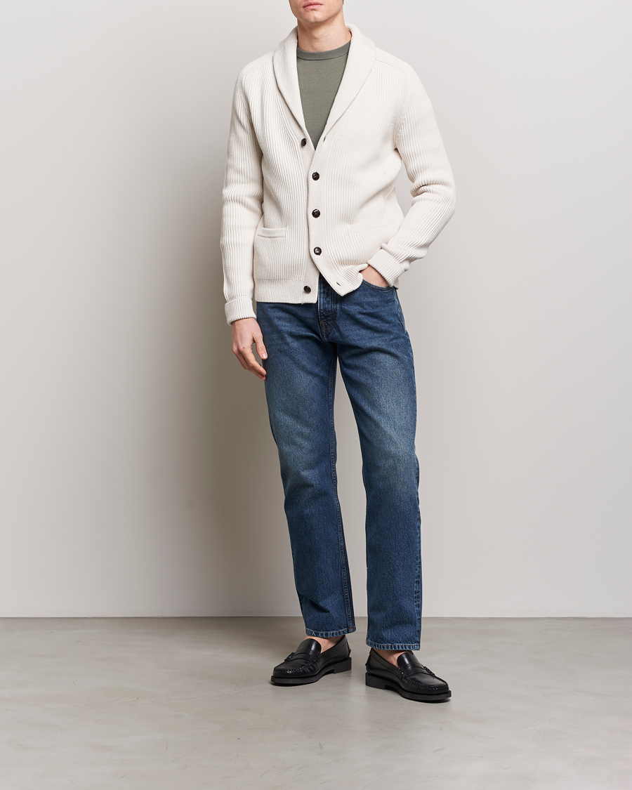 Homme | Pulls Et Tricots | Morris | Brayden Shawl Cardigan White