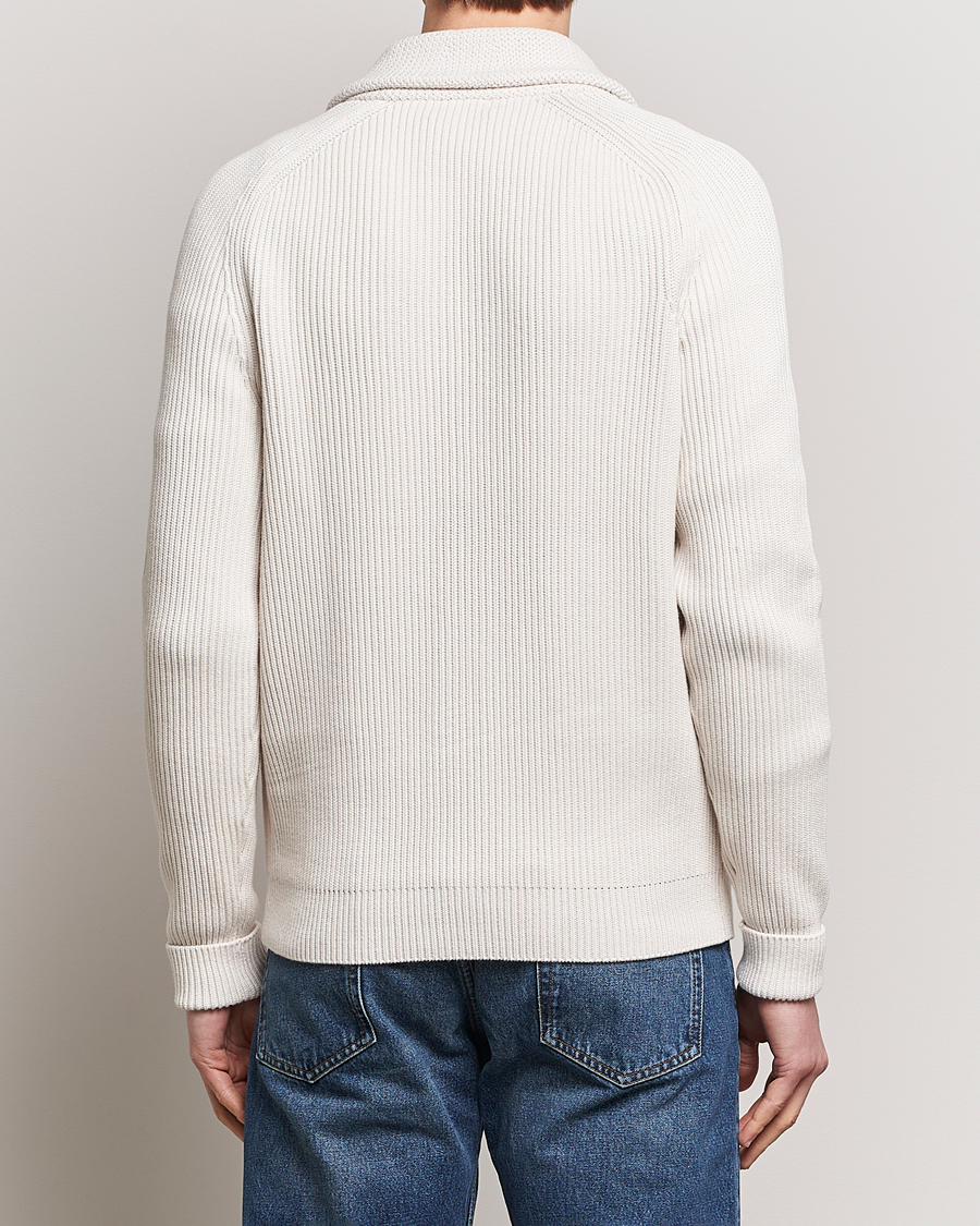 Homme | Pulls Et Tricots | Morris | Brayden Shawl Cardigan White