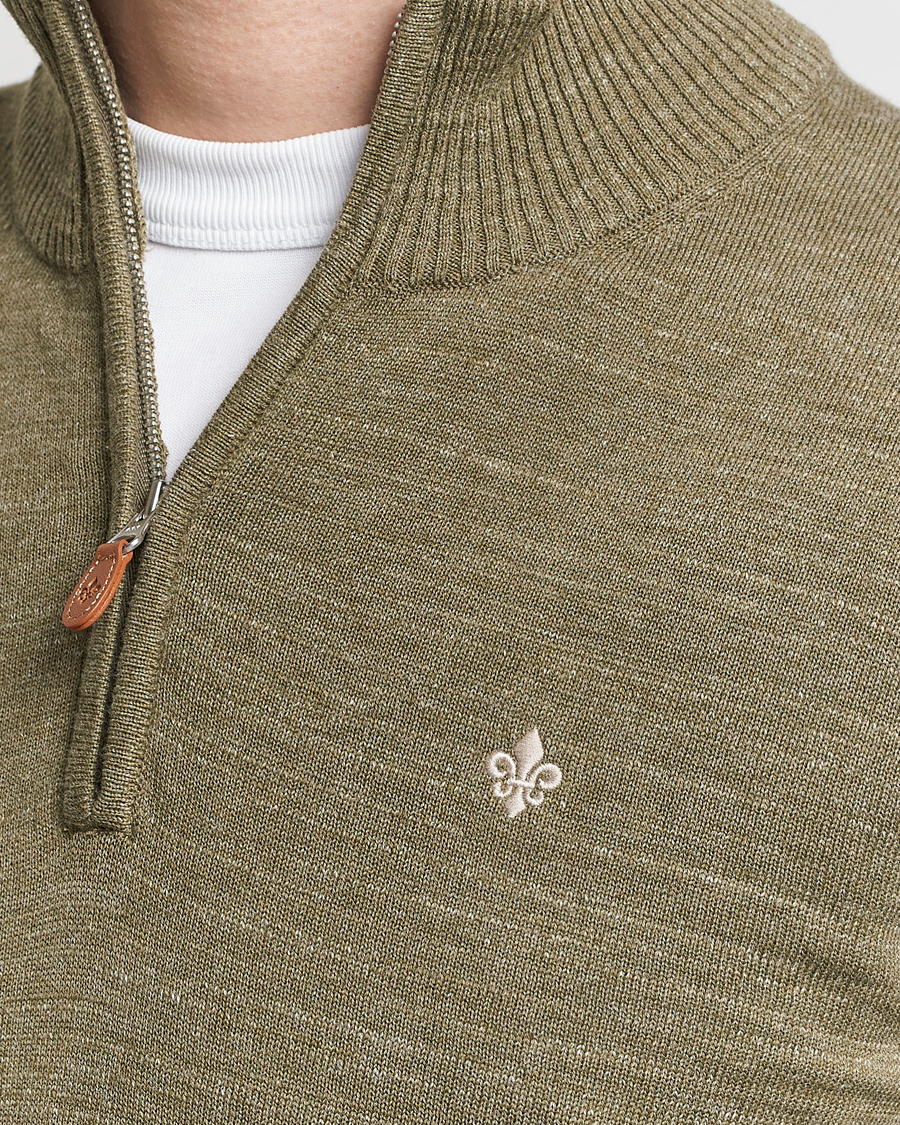 Homme | Pulls Et Tricots | Morris | Randall Cotton Half Zip Green