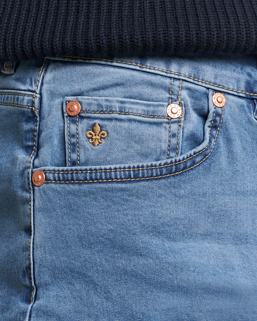 Homme | Jeans | Morris | James Satin Jeans Light Blue