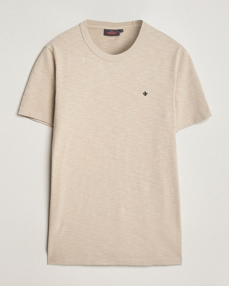 Homme | T-shirts | Morris | Watson Slub Crew Neck T-Shirt Khaki