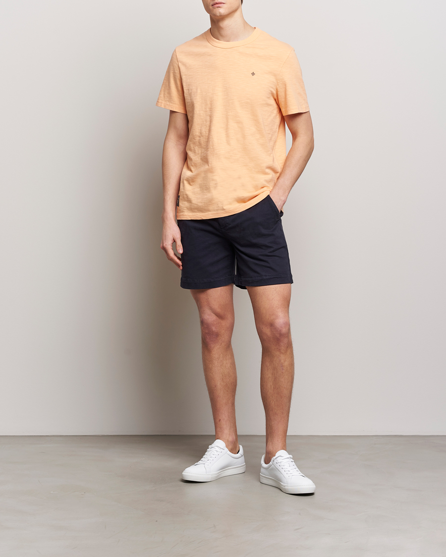 Homme | T-shirts | Morris | Watson Slub Crew Neck T-Shirt Orange