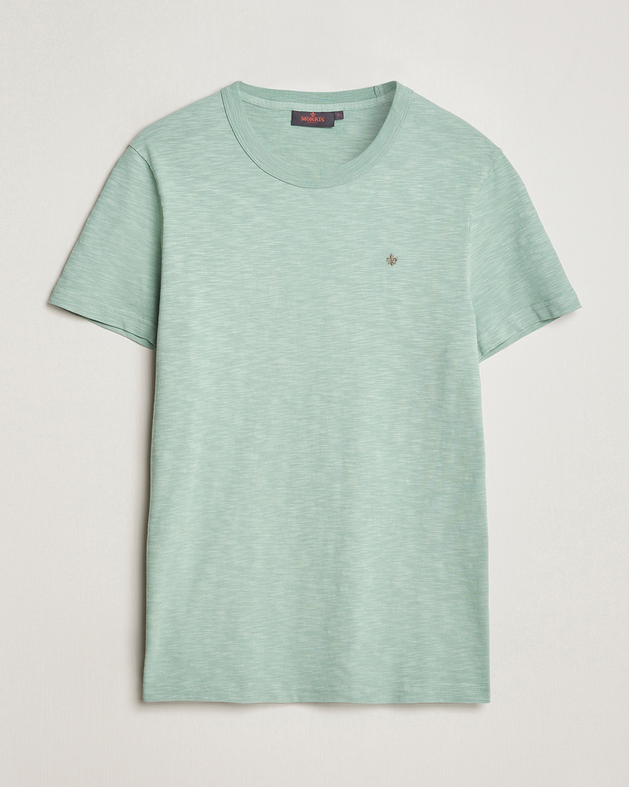 Homme | T-shirts | Morris | Watson Slub Crew Neck T-Shirt Light Green