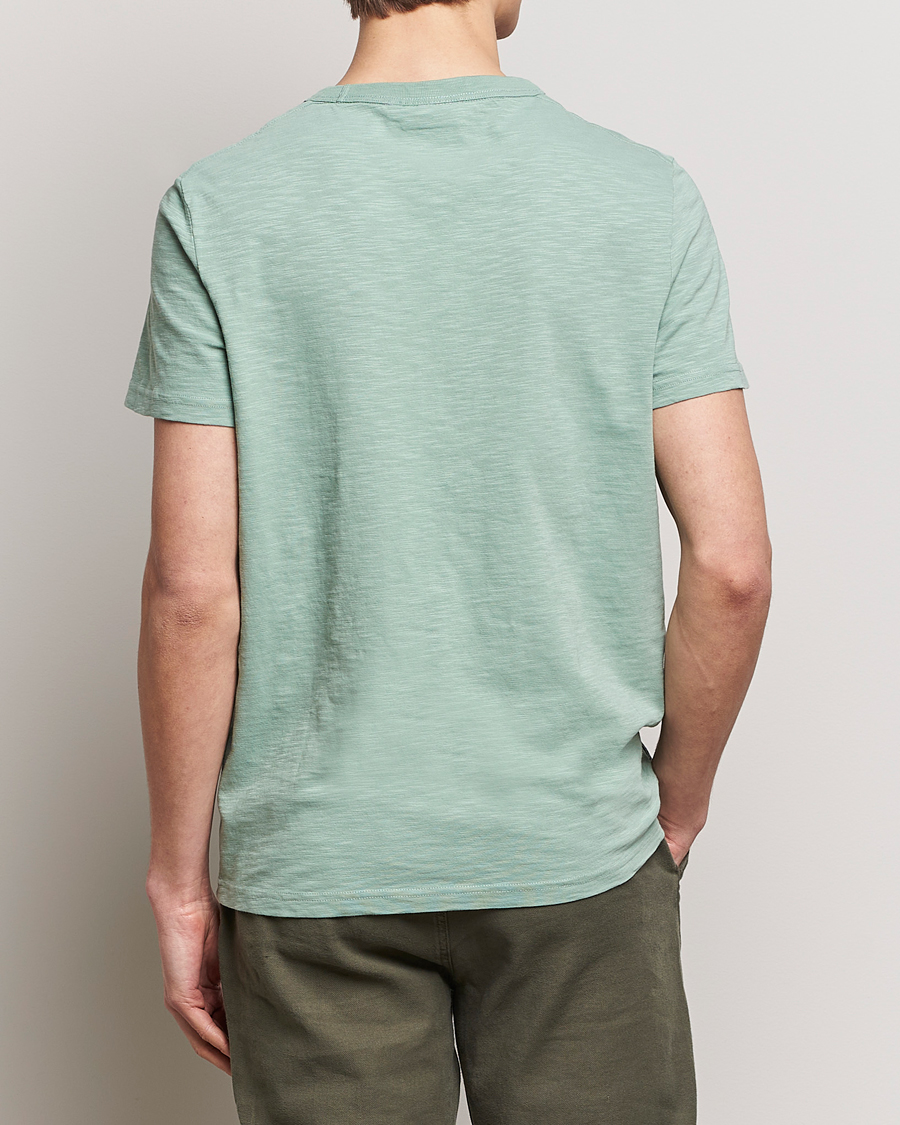Homme | T-shirts | Morris | Watson Slub Crew Neck T-Shirt Light Green
