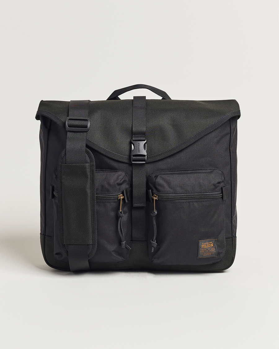Homme | Filson Surveyor Messenger Bag Black | Filson | Surveyor Messenger Bag Black