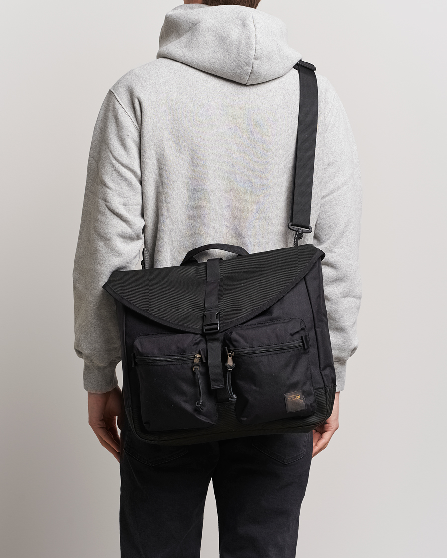 Homme | Filson Surveyor Messenger Bag Black | Filson | Surveyor Messenger Bag Black