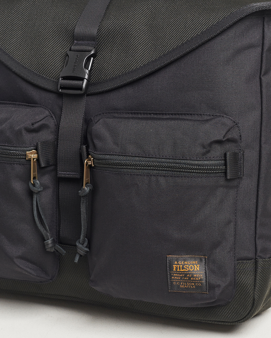 Homme | Filson Surveyor Messenger Bag Black | Filson | Surveyor Messenger Bag Black