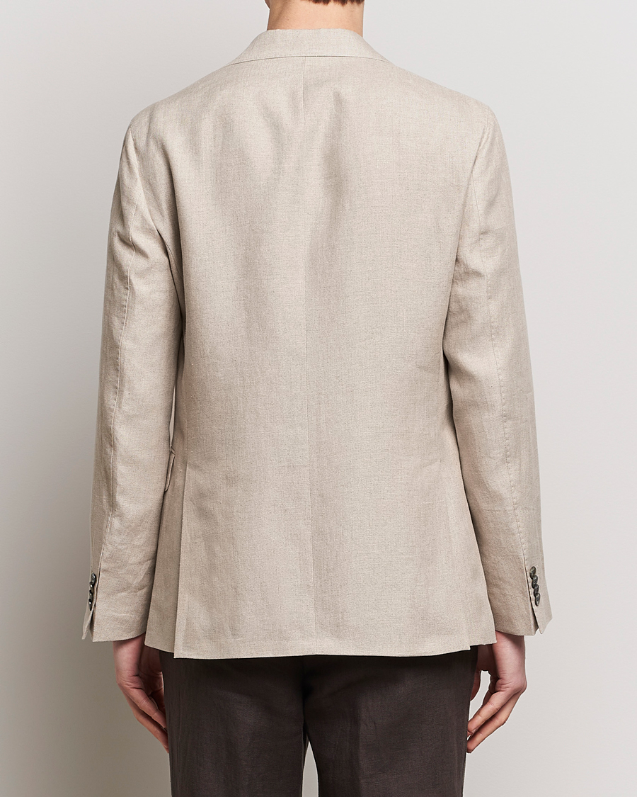 Homme | Blazers | Oscar Jacobson | Fogerty Linen Blazer Beige