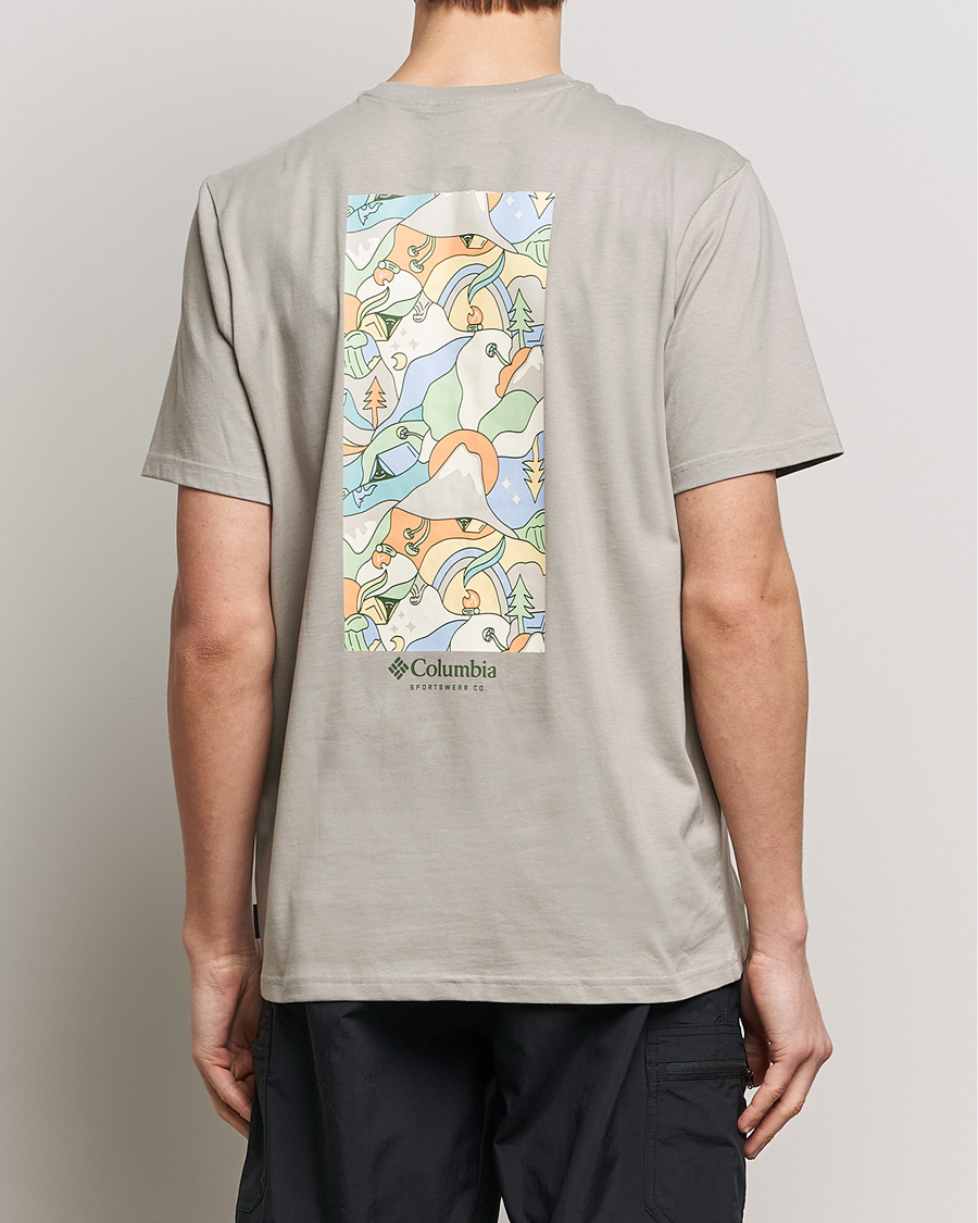 Homme | T-shirts | Columbia | Explorers Canyon Back Print T-Shirt Flint Grey