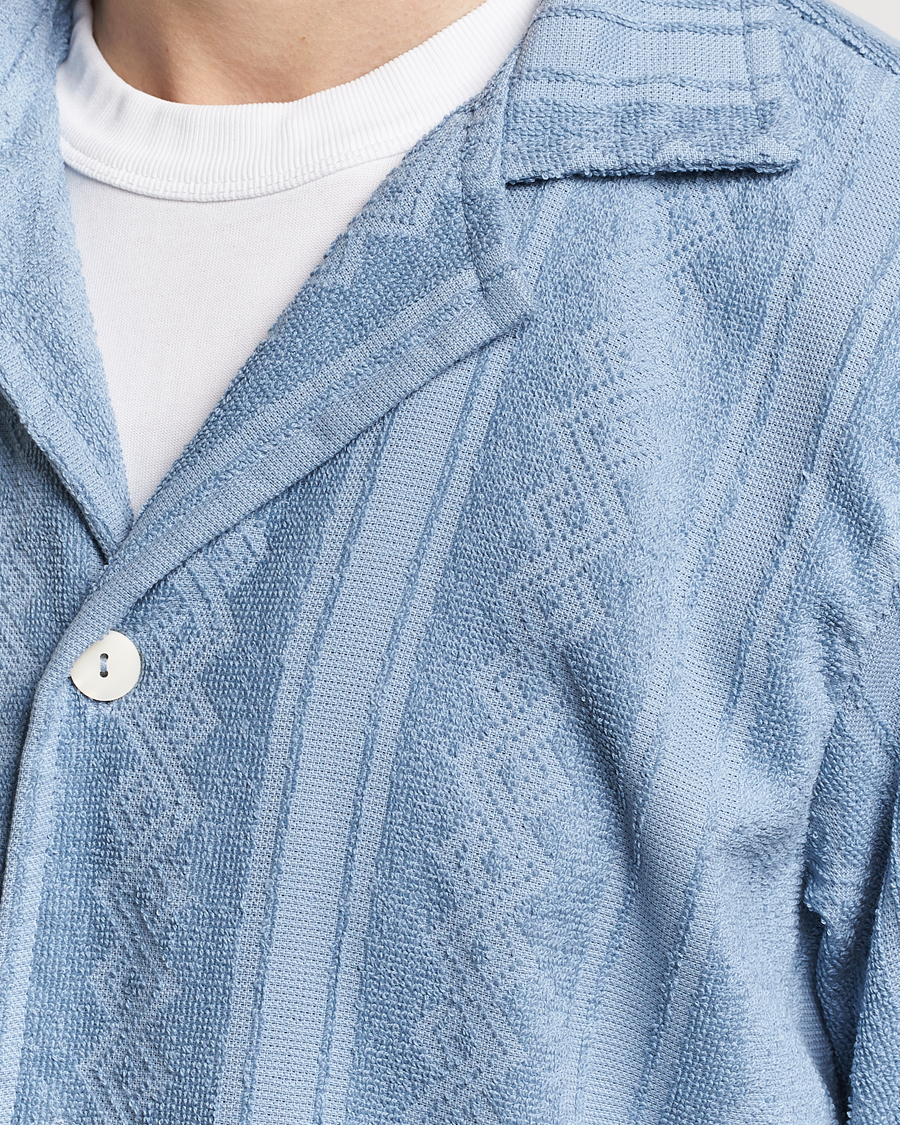 Heren | Overhemden | OAS | Terry Cuba Short Sleeve Shirt Ancora
