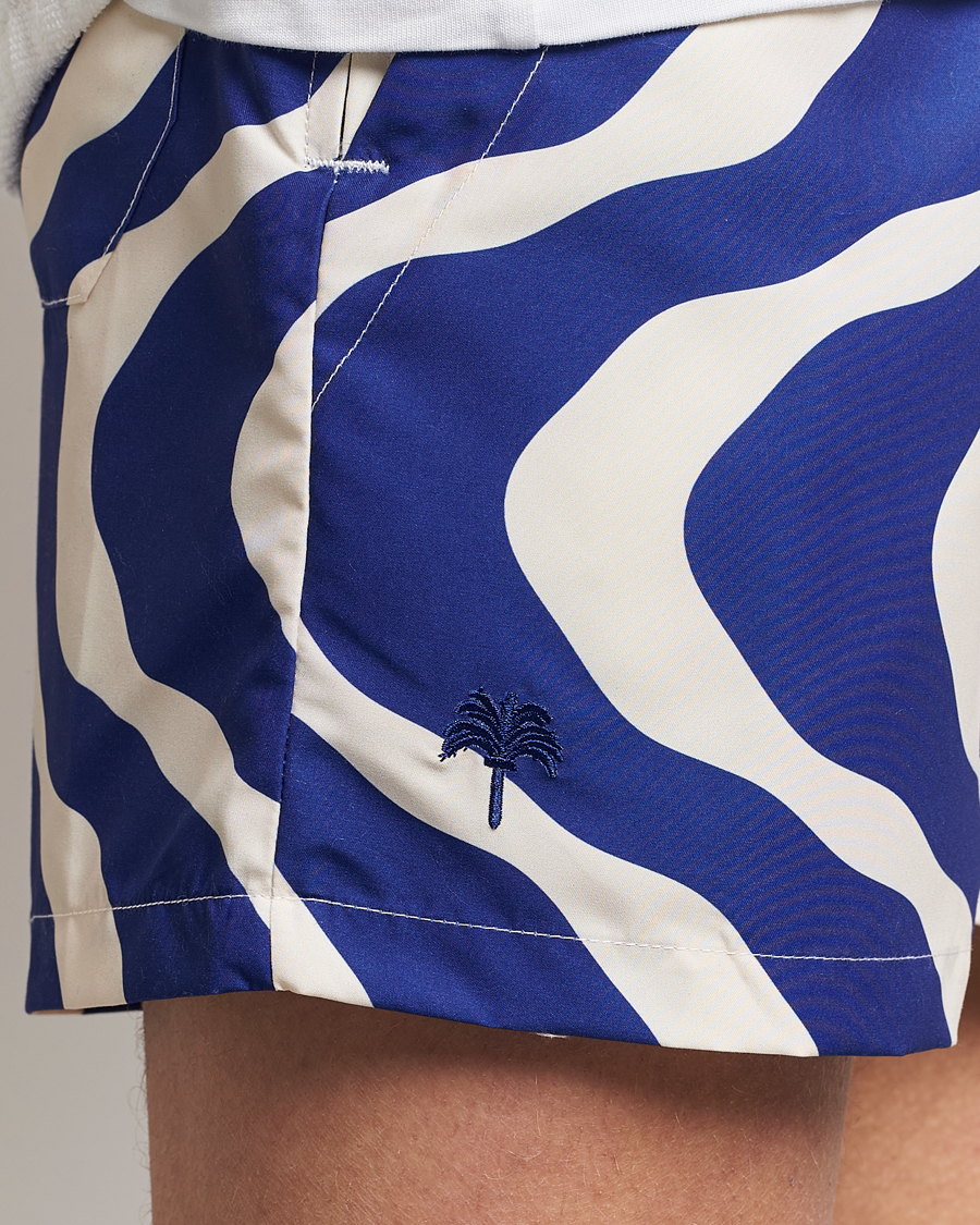 Homme | Maillots De Bain | OAS | Printed Swimshorts Blue Rippling
