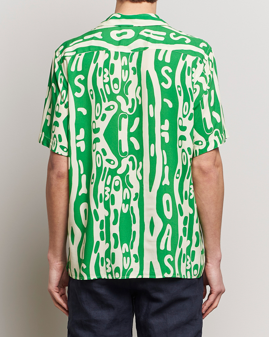 Homme | Chemises | OAS | Viscose Resort Short Sleeve Shirt Verdant
