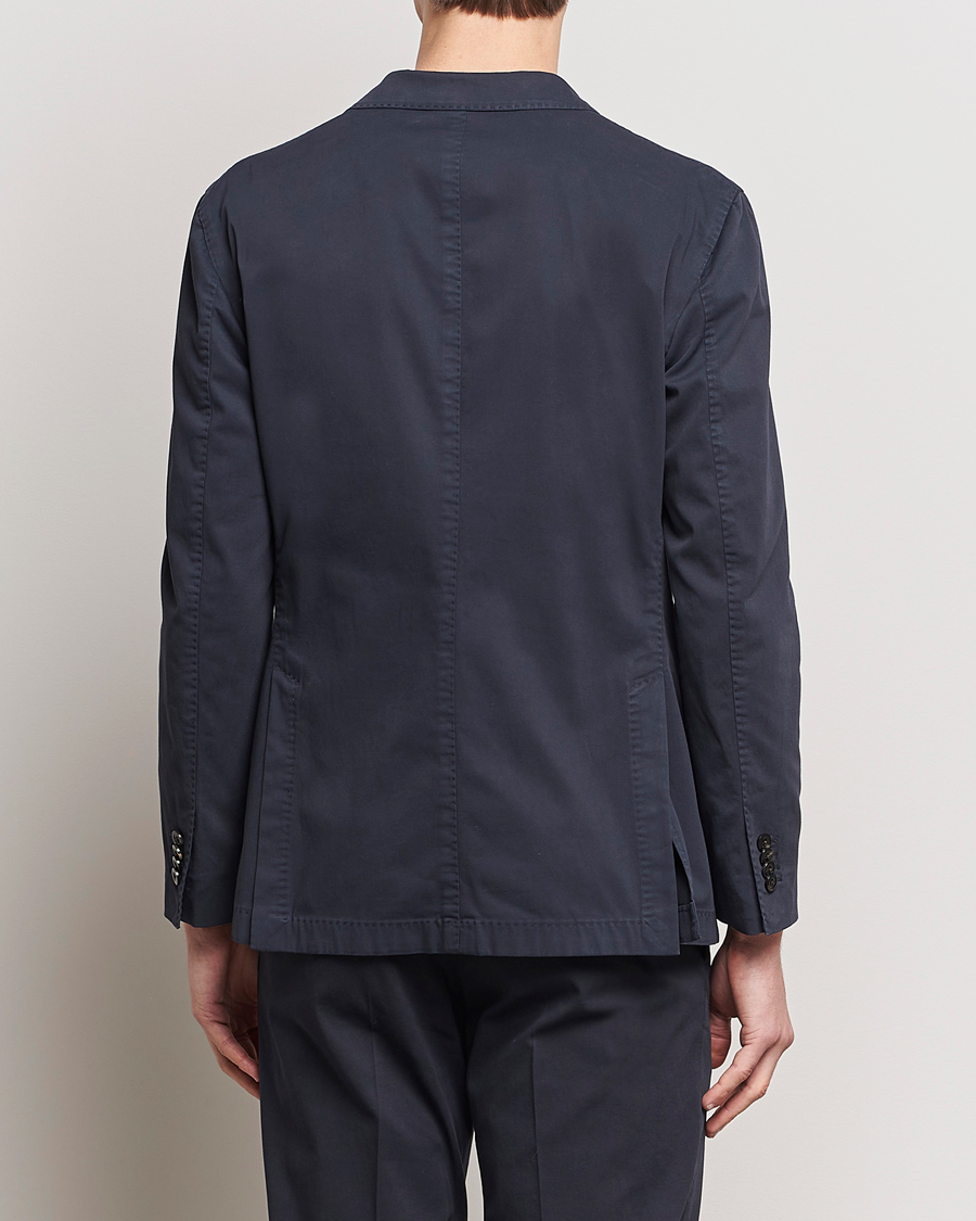 Homme | Blazers | Boglioli | K Jacket Double Breasted Cotton Blazer Navy