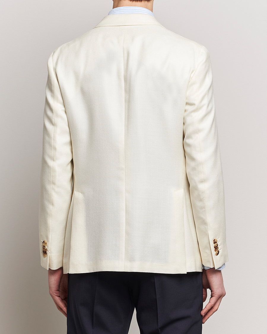 Heren | Blazers | Boglioli | Cashmere/Silk Cocktail Jacket Off White