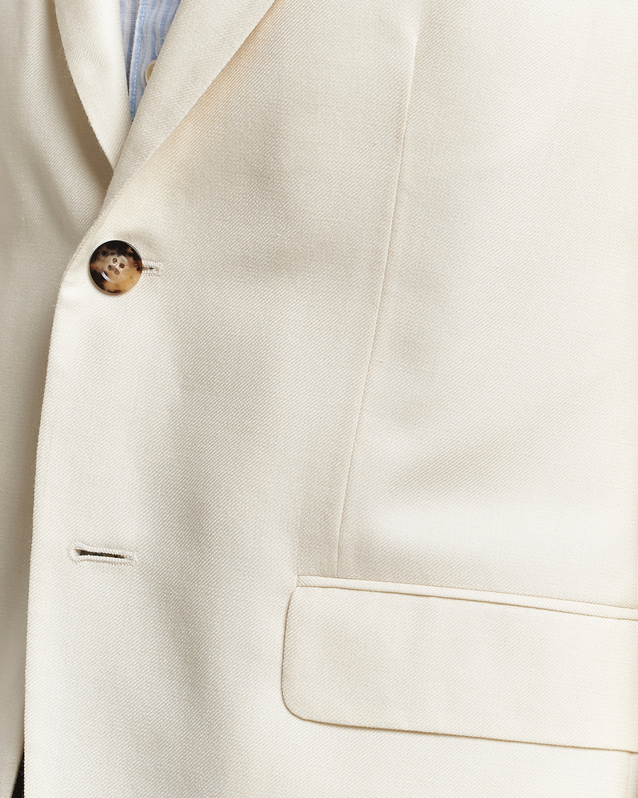 Heren | Blazers | Boglioli | Cashmere/Silk Cocktail Jacket Off White