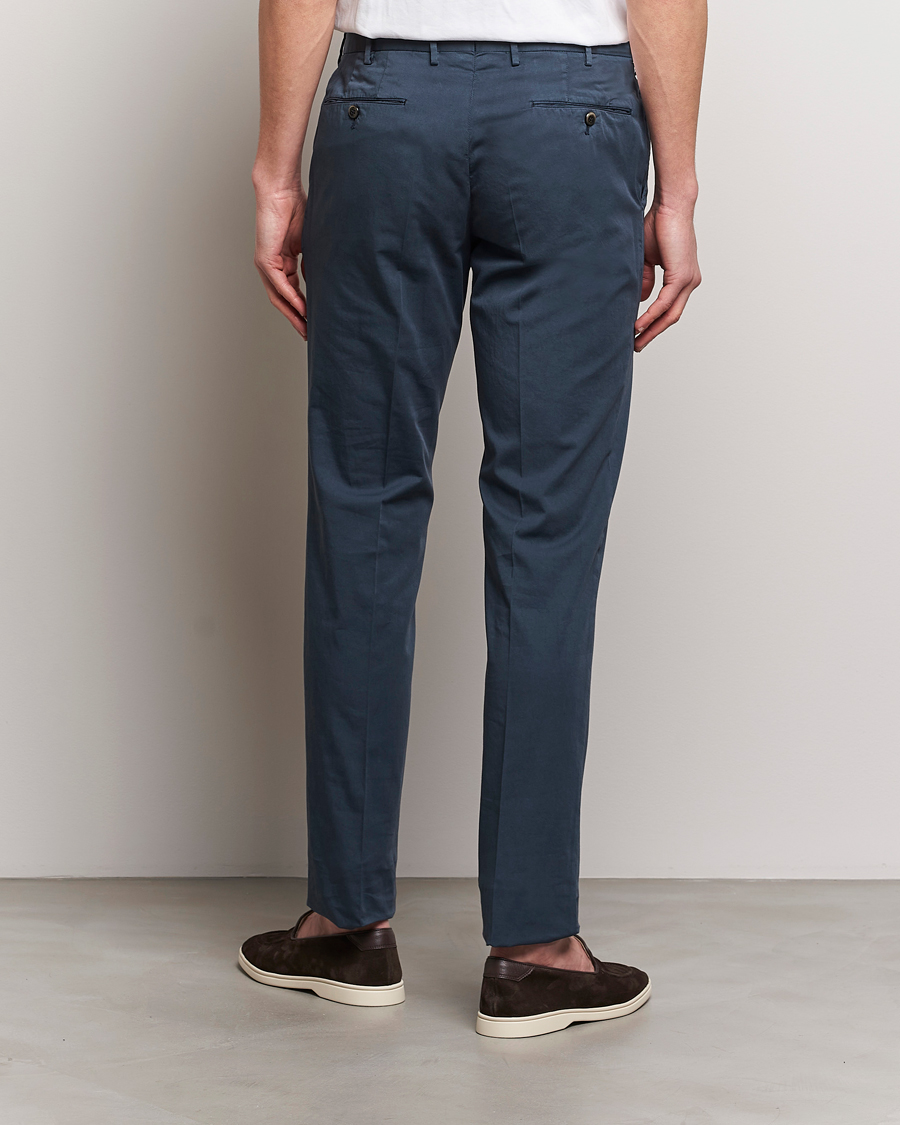 Heren | Broeken | PT01 | Slim Fit Garment Dyed Stretch Chinos Navy