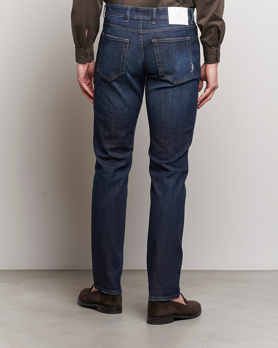Homme | Jeans | PT01 | Slim Fit Stretch Jeans Dark Blue Wash