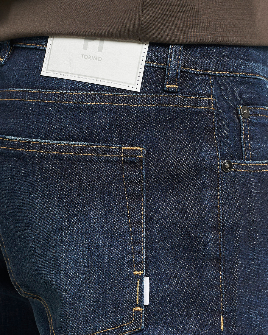 Homme | Jeans | PT01 | Slim Fit Stretch Jeans Dark Blue Wash