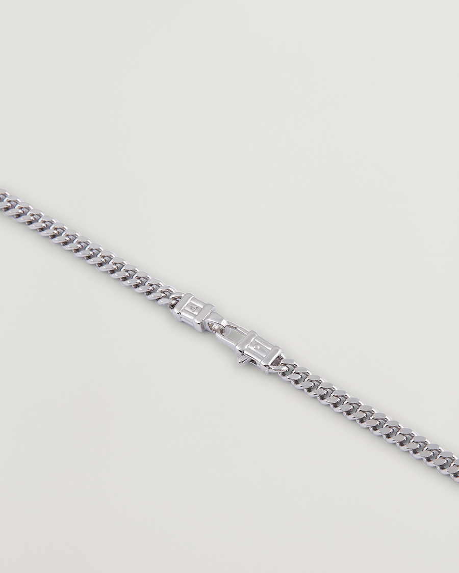 Heren | Tom Wood Dean Chain Necklace Silver | Tom Wood | Dean Chain Necklace Silver