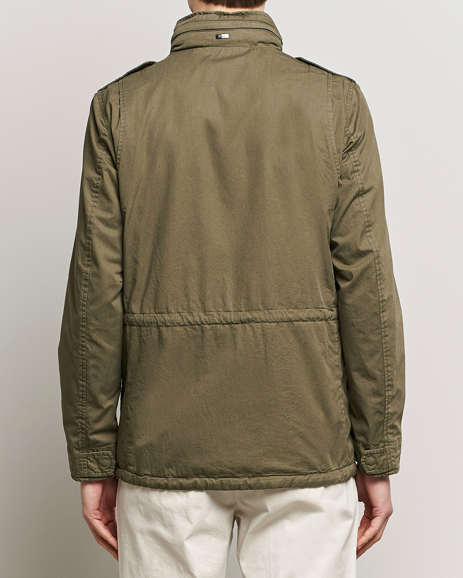 Homme | Manteaux Et Vestes | Herno | Washed Cotton Field Jacket Military