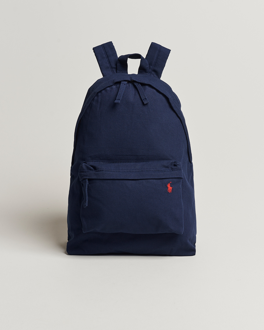 Heren | Polo Ralph Lauren Canvas Backpack Newport Navy | Polo Ralph Lauren | Canvas Backpack Newport Navy