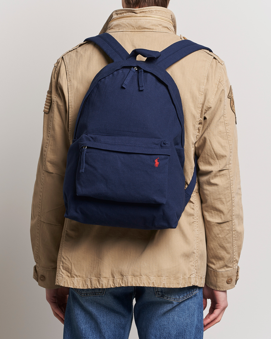 Heren | Polo Ralph Lauren Canvas Backpack Newport Navy | Polo Ralph Lauren | Canvas Backpack Newport Navy