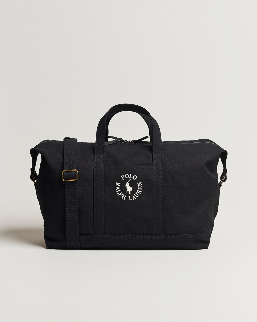 Homme | Polo Ralph Lauren Canvas Logo Dufflebag Black | Polo Ralph Lauren | Canvas Logo Dufflebag Black