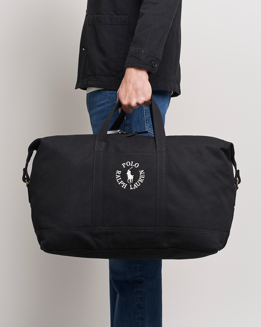 Homme | Polo Ralph Lauren Canvas Logo Dufflebag Black | Polo Ralph Lauren | Canvas Logo Dufflebag Black