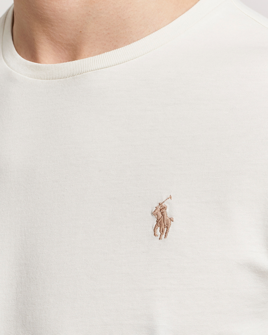 Heren | T-shirts | Polo Ralph Lauren | Crew Neck T-Shirt Parchment Cream