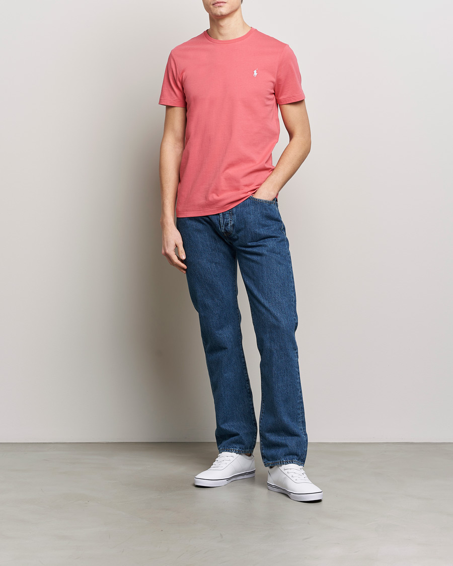 Homme | T-shirts | Polo Ralph Lauren | Crew Neck T-Shirt Pale Red