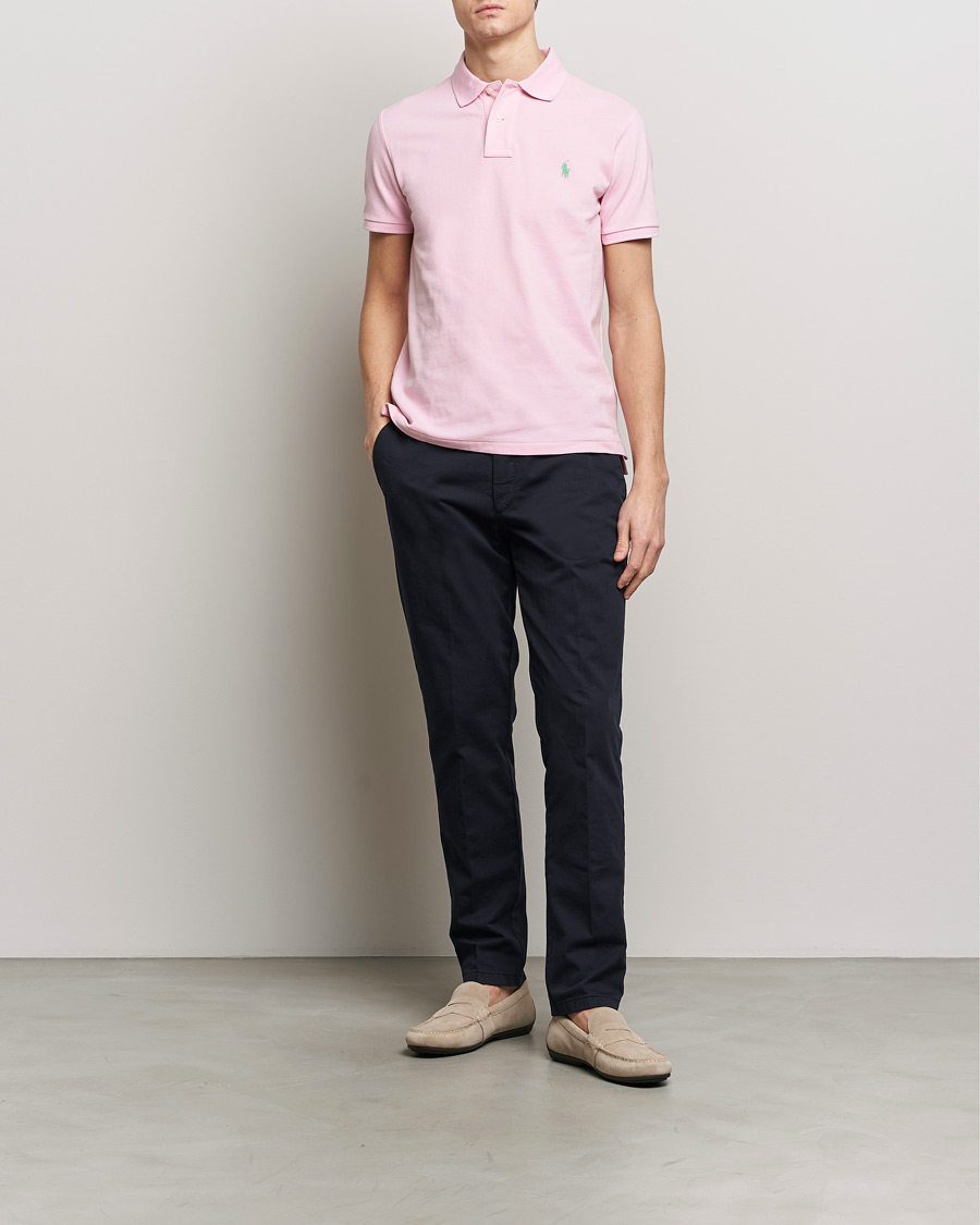 Homme | Polos | Polo Ralph Lauren | Custom Slim Fit Polo Garden Pink