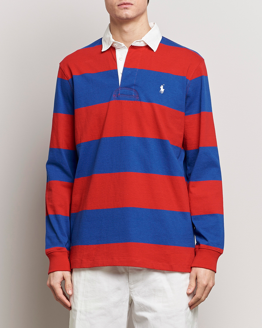 Heren | Truien | Polo Ralph Lauren | Jersey Striped Rugger Red/Rugby Royal