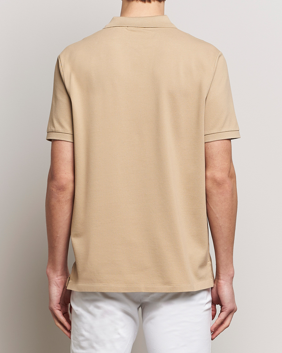 Homme | Polos | Polo Ralph Lauren | Classic Fit Open Collar Stretch Polo Beige