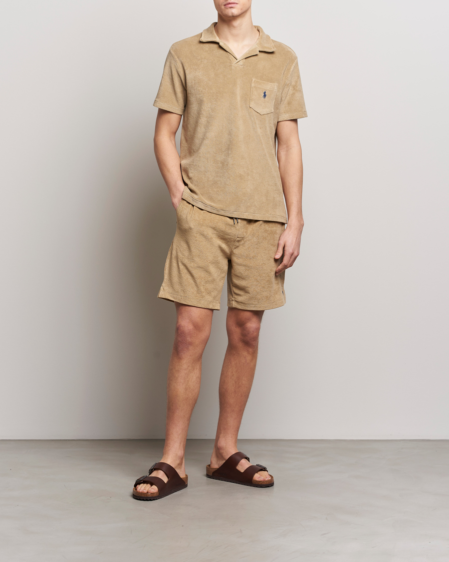 Homme | Polos | Polo Ralph Lauren | Cotton Terry Polo Coastal Beige
