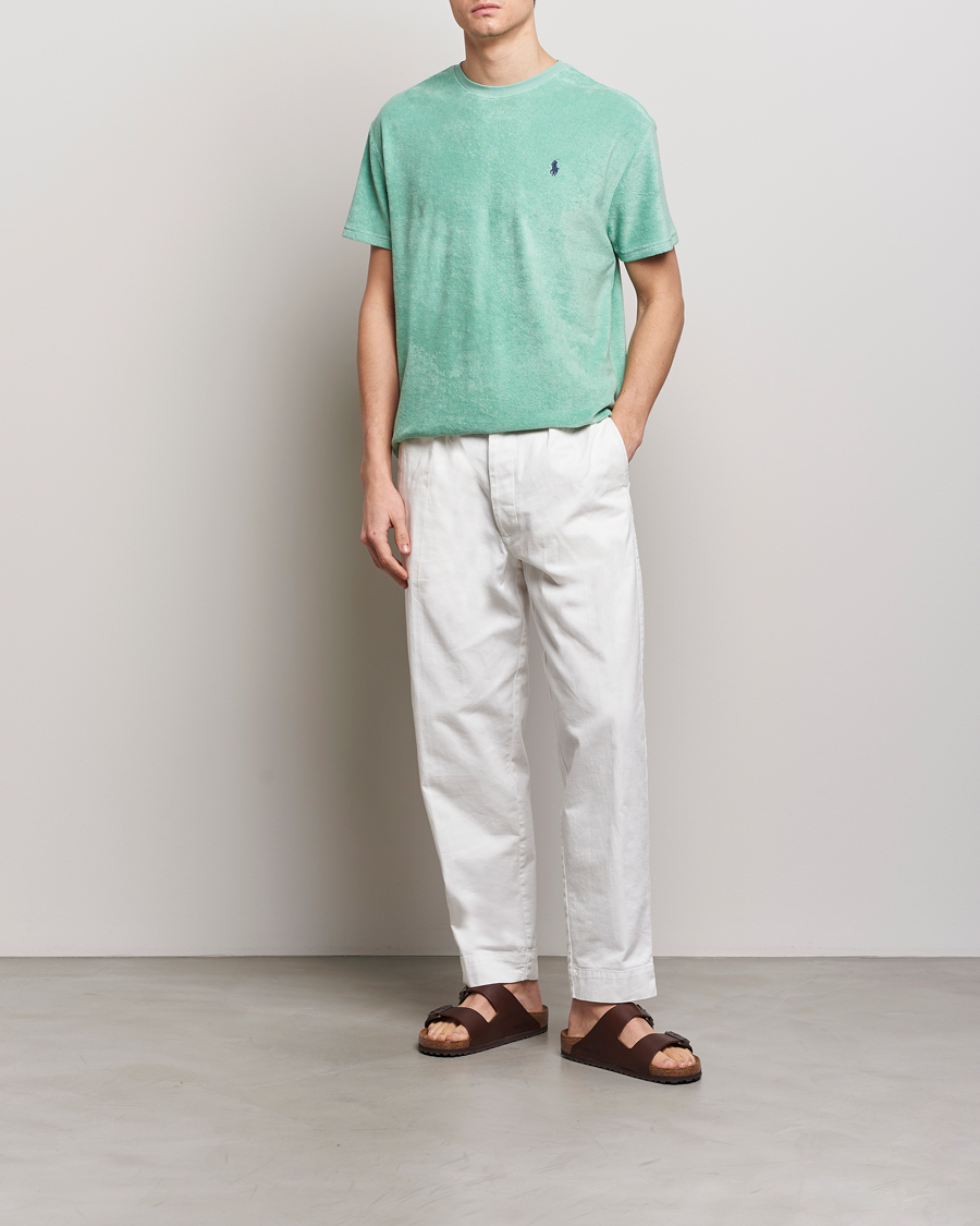 Heren | T-shirts | Polo Ralph Lauren | Terry Cotton T-Shirt Celadon