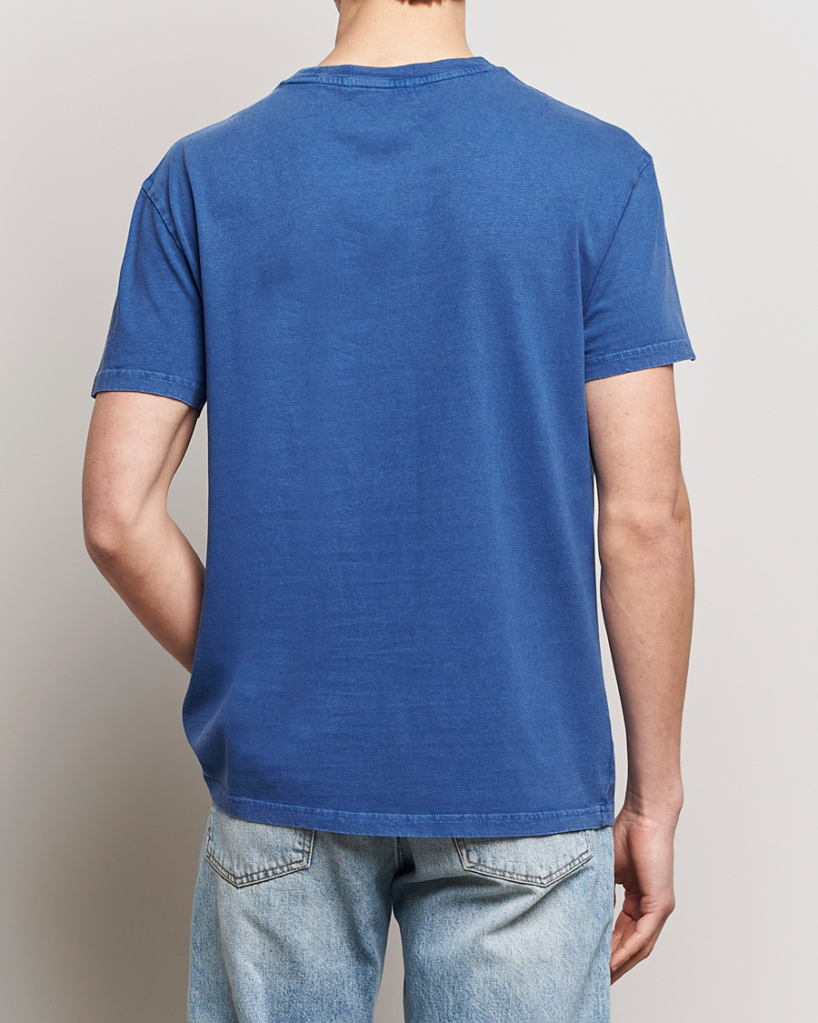 Homme | T-shirts | Polo Ralph Lauren | Cotton Linen Crew Neck T-Shirt Beach Royal