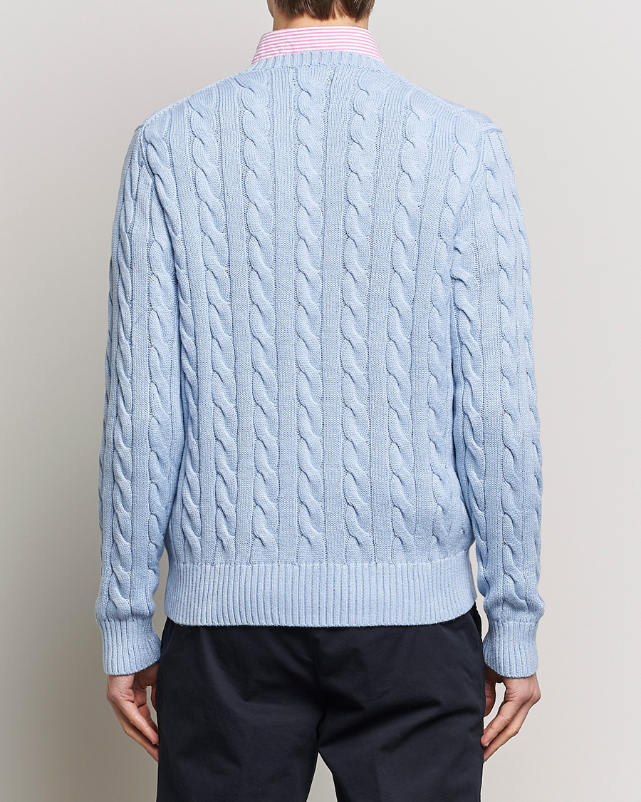 Heren | Truien | Polo Ralph Lauren | Cotton Cable Pullover Blue Hyacinth