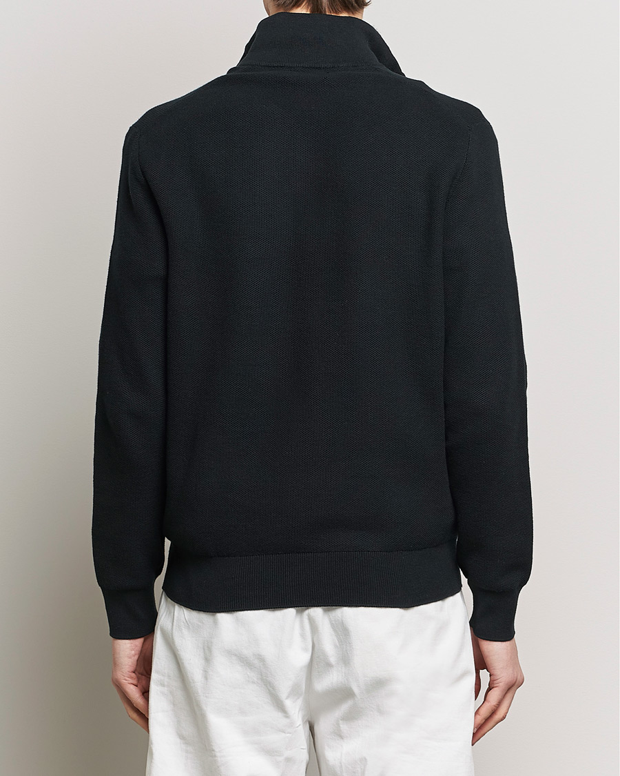 Heren | Truien | Polo Ralph Lauren | Textured Half Zip Polo Black