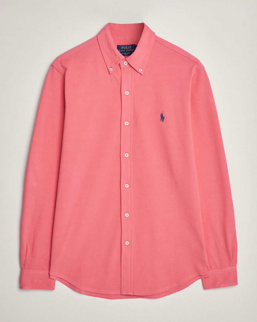 Heren | Overhemden | Polo Ralph Lauren | Featherweight Mesh Shirt Pale Red