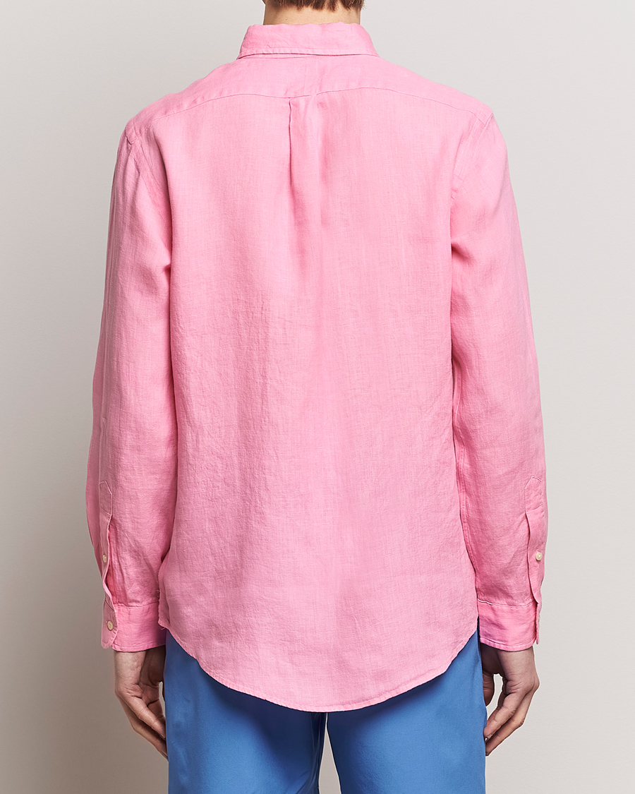 Heren | Overhemden | Polo Ralph Lauren | Custom Fit Linen Button Down Florida Pink
