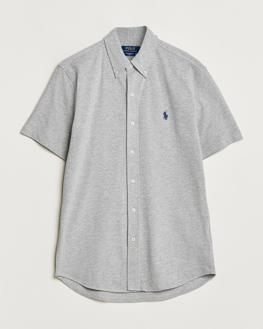 Heren | Overhemden | Polo Ralph Lauren | Featherweight Mesh Short Sleeve Shirt Andover Heather