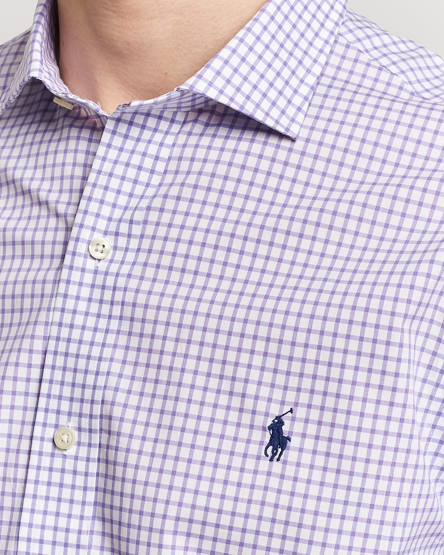 Heren | Overhemden | Polo Ralph Lauren | Custom Fit Poplin Shirt Purple/White