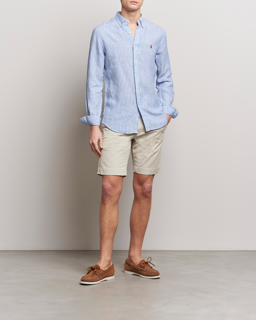 Heren | Korte broek | Polo Ralph Lauren | Tailored Slim Fit Shorts Classic Stone