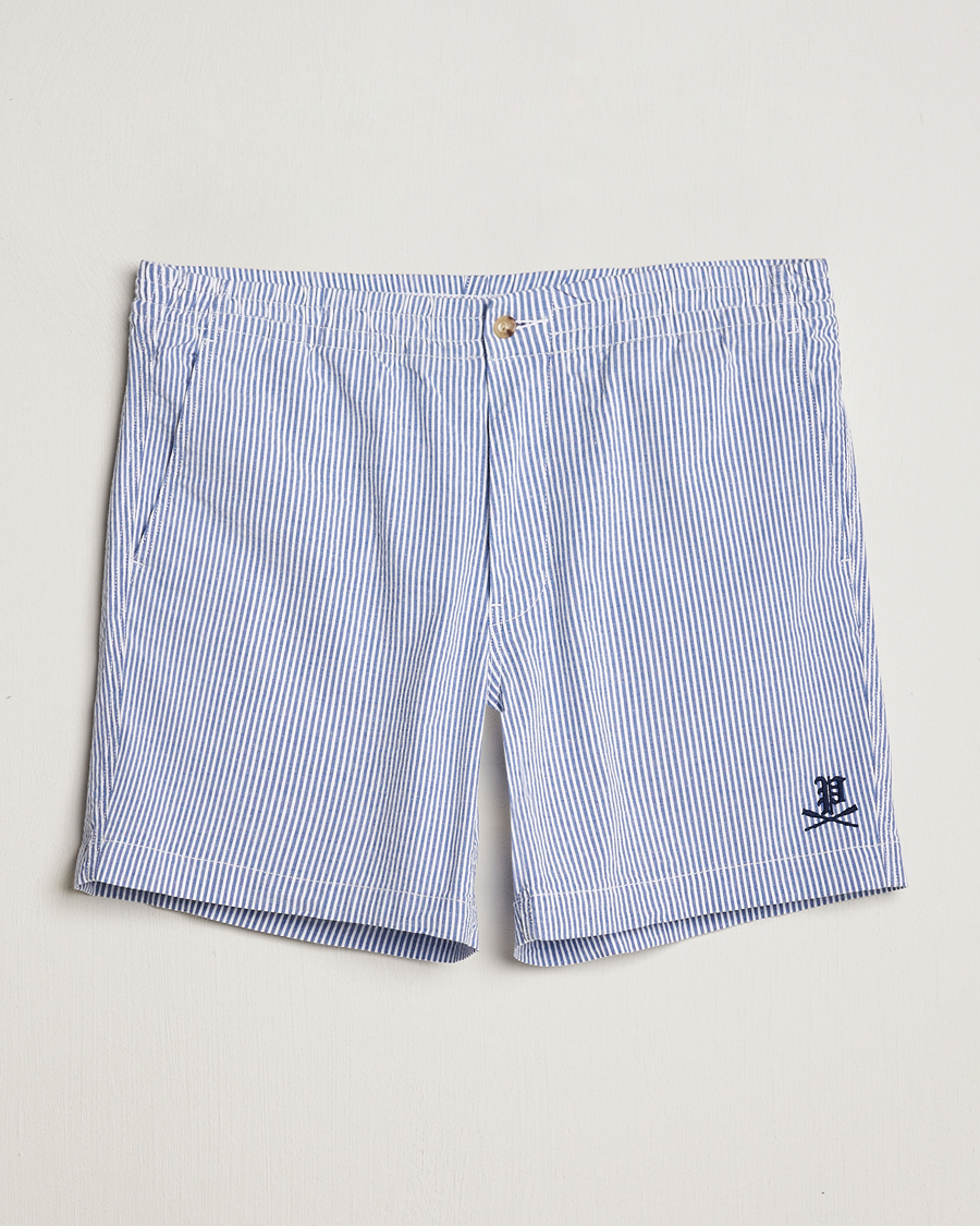Homme | Shorts | Polo Ralph Lauren | Prepster Seersucker Shorts Blue