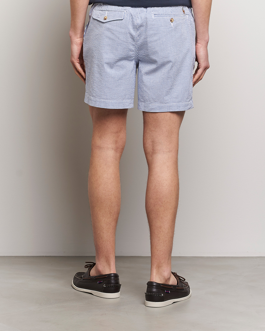 Homme | Shorts | Polo Ralph Lauren | Prepster Seersucker Shorts Blue