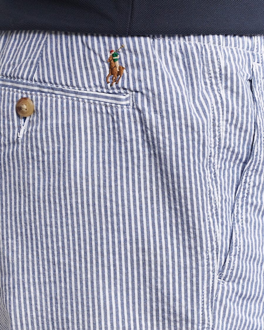 Homme | Shorts | Polo Ralph Lauren | Prepster Seersucker Shorts Blue