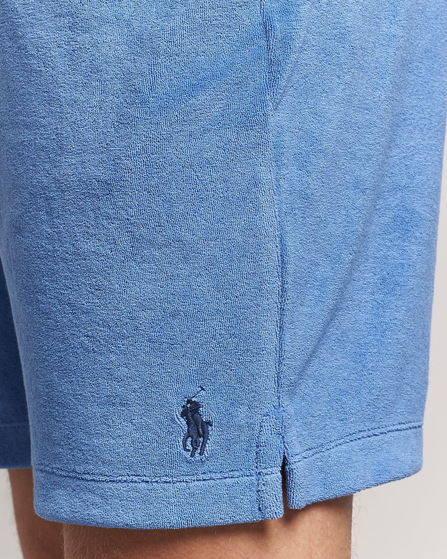 Heren | Korte broek | Polo Ralph Lauren | Cotton Terry Drawstring Shorts Harbour Island Blue