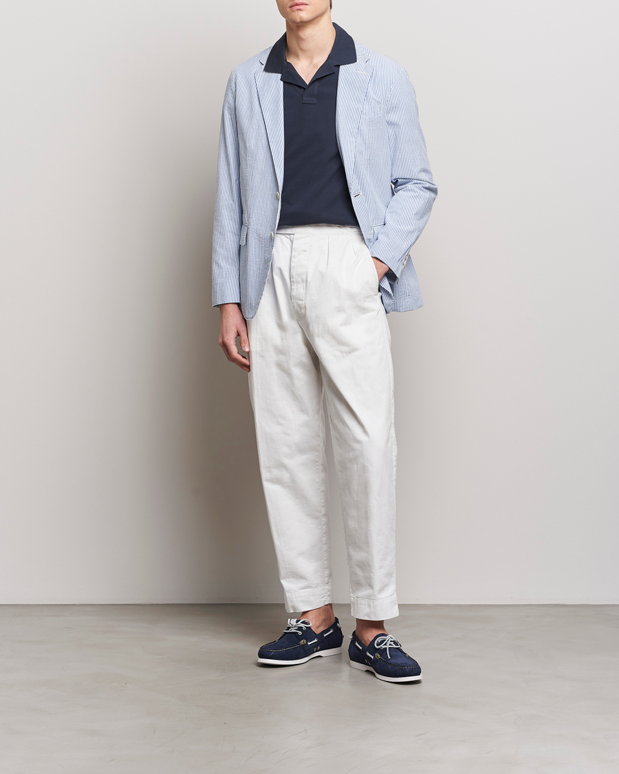 Homme | Blazers | Polo Ralph Lauren | Seersucker Sportcoat Bright Blue/White